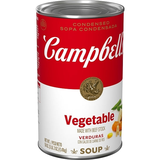 Campbell's Classic Vegetable Condensed Shelf Stable Soup, 12 x 50 oz Case - DOT product image 3