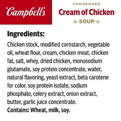 Campbell's Condensed Soup, Cream of Chicken, 10.5 oz. (Pack of 48) - DOT product image 4