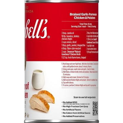 Campbells Cream of Classic Cream Of Chicken Condensed Soup, 12 x 50 oz Case - DOT product image 6