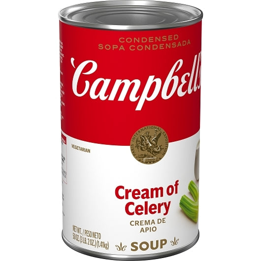 Campbells Condensed Cream Classic Cream Of Celery Condensed Shelf Stable Soup, 12 x 50 oz Case - DOT product image 4