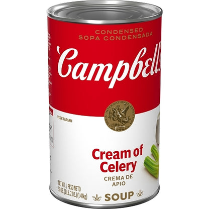 Campbells Condensed Cream Classic Cream Of Celery Condensed Shelf Stable Soup, 12 x 50 oz Case - DOT product image 4