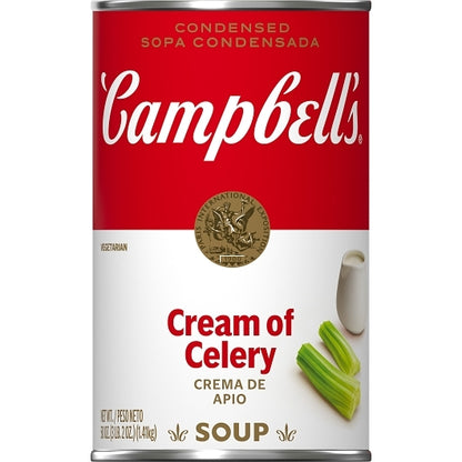 Campbells Condensed Cream Classic Cream Of Celery Condensed Shelf Stable Soup, 12 x 50 oz Case - DOT product image 3