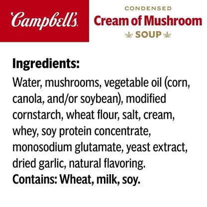 Campbell's Condensed Cream of Mushroom Soup, 10.5 oz. Can (Pack of 48) - DOT product image 4