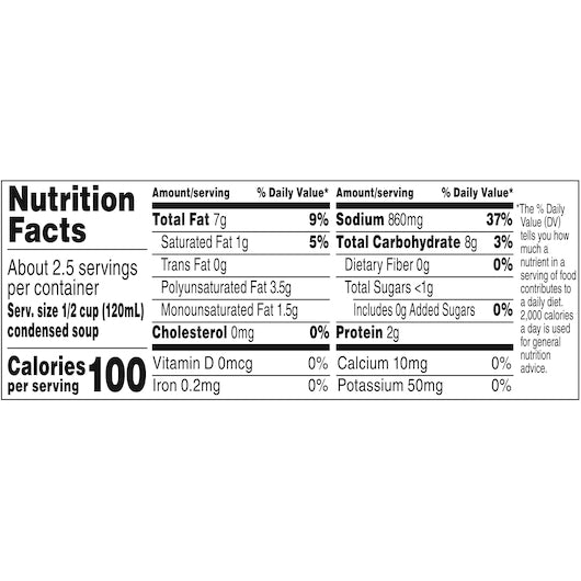 Campbell's Condensed Cream of Mushroom Soup, 10.5 oz. Can (Pack of 48) - DOT product image 6