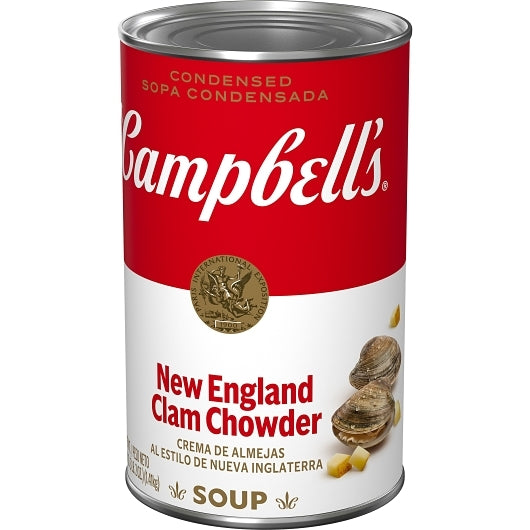 Campbells Condensed New Classic New England Clam Chowder Condensed Soup, 12 x 50 oz Case - DOT product image 5