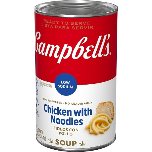 Campbells Ready To Classic Low Sodium Chicken Noodle Soup, 12 x 50 oz Case - DOT product image 5