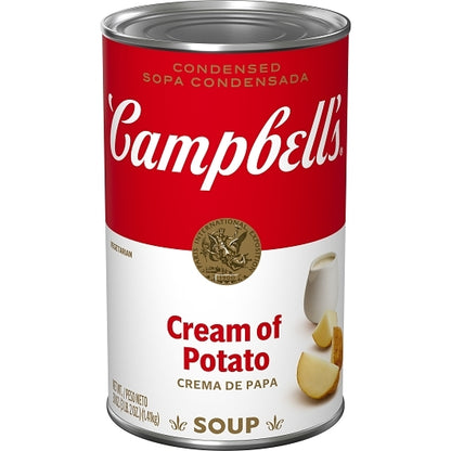 Campbell's Classic Cream Of Potato Condensed Soup, 12 x 50 oz Case - Prepared Foods