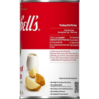 Campbell's Classic Cream Of Potato Condensed Soup, 12 x 50 oz Case - DOT product image 6