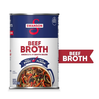 Swanson Beef Broth Soup, 24 x 14.5 oz Case - GS1 mobile-ready hero image