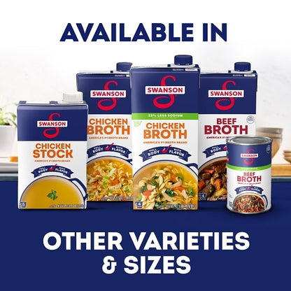 Swanson Beef Broth Soup, 24 x 14.5 oz Case - DOT product image 6