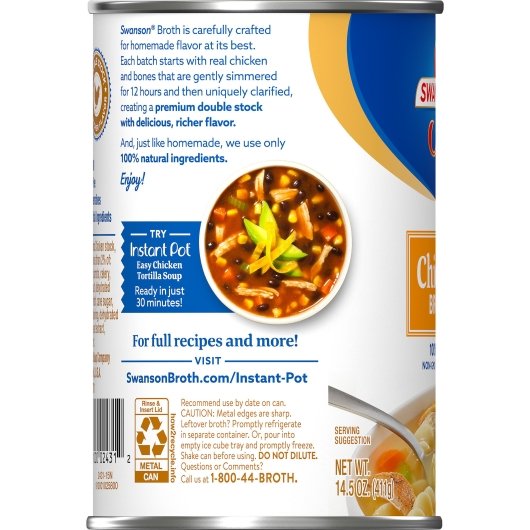 Swanson Chicken Broth, 24 x 14.5 oz Case - DOT product image 6
