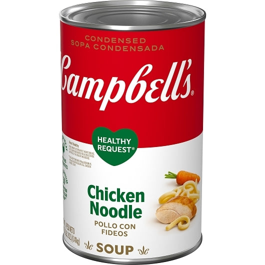 Campbell's Classic Healthy Request Chicken Noodle Condensed Shelf Stable Soup, 12 x 50 oz Case - DOT product image 3