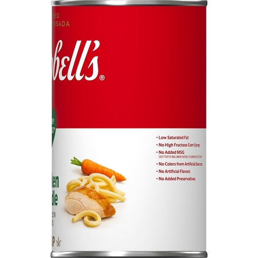 Campbell's Classic Healthy Request Chicken Noodle Condensed Shelf Stable Soup, 12 x 50 oz Case - DOT product image 4