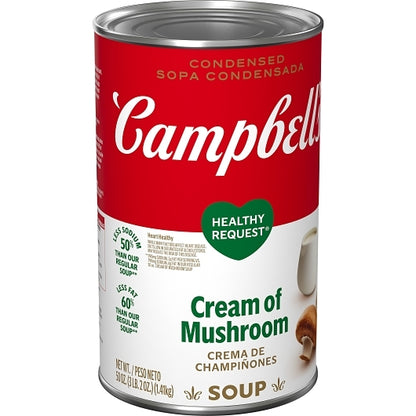 Campbells Condensed Healthy Classic Healthy Request Cream Of Mushroom Condensed Soup, 12 x 50 oz Case - DOT product image 3