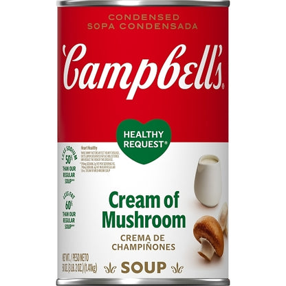 Campbells Condensed Healthy Classic Healthy Request Cream Of Mushroom Condensed Soup, 12 x 50 oz Case - DOT product image 2