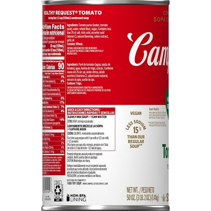 Campbells Healthy Request Classic Healthy Request Tomato Soup, 12 x 50 oz Case - DOT product image 4