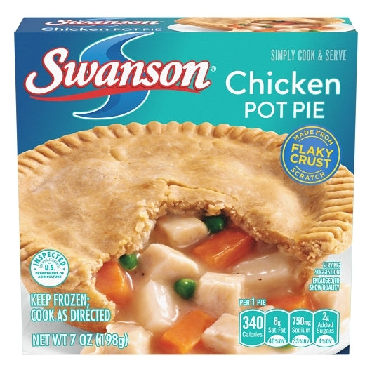 Pinnacle Foods SWANSON POT' PIE CHICKEN, 24 x 7 oz Case - DOT product image 2
