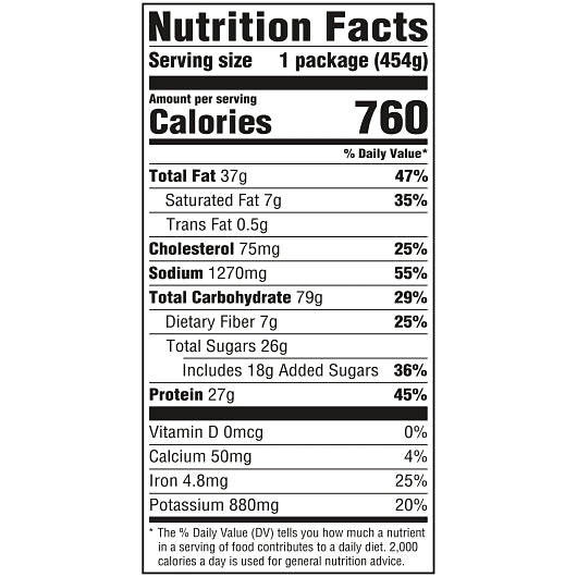 Hungry Man FRIED CHICKEN BONELESS, 8 x 16 oz Case - DOT product image 6