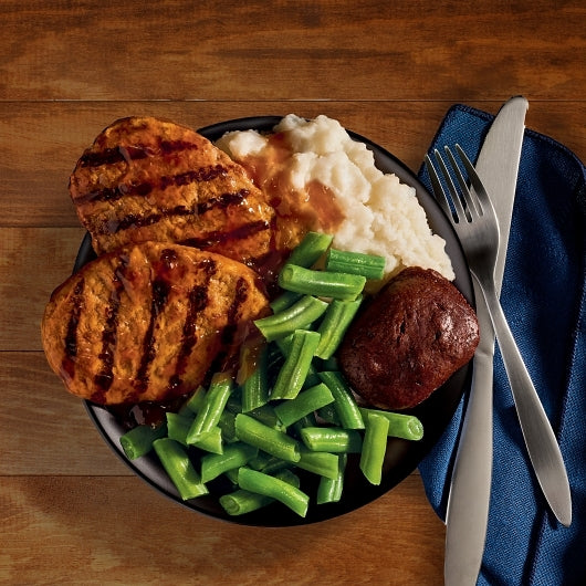 Hungry Man SALISBURY STEAK, 8 x 16 oz Case - DOT product image 2