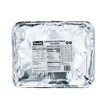 Campbell's Garden Vegetable Lasagna, 4 x 5.75 lb Case - Prepared Foods