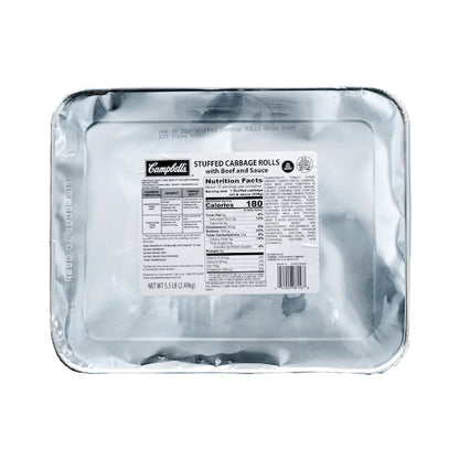 Campbell's Stuffed Cabbage Rolls, 4 x 5.5 lb Case - Prepared Foods