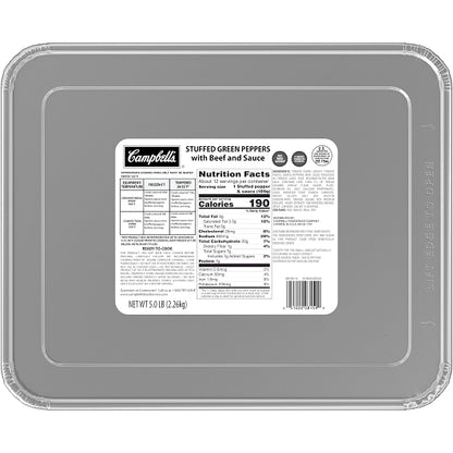 Campbells Entree Home-Style Stuffed Green Peppers, 4 x 5 lb Case - DOT product image 4