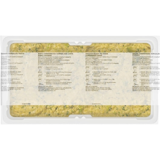Campbells Frozen Condensed Signature Cream Of Broccoli Soup, 3 x 4 lb Case - DOT product image 3