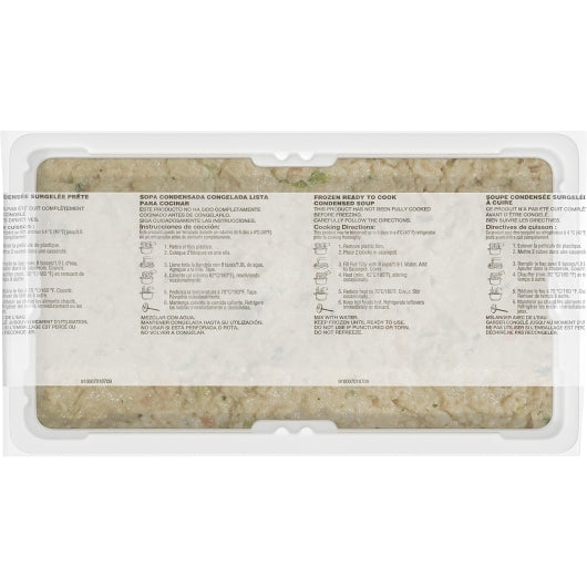 Campbells Frozen Condensed Signature Boston Clam Chowder Soup, 3 x 4 lb Case - DOT product image 3