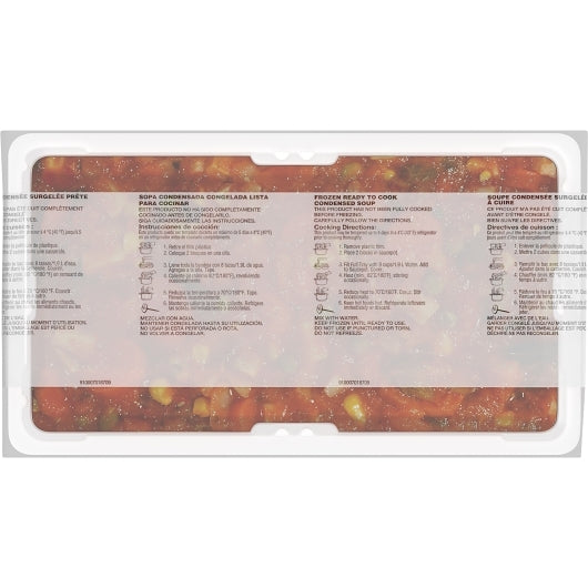 Campbells Frozen Condensed Signature Vegetarian Garden Vegetable Condensed Soup, 3 x 4 lb Case - DOT product image 3
