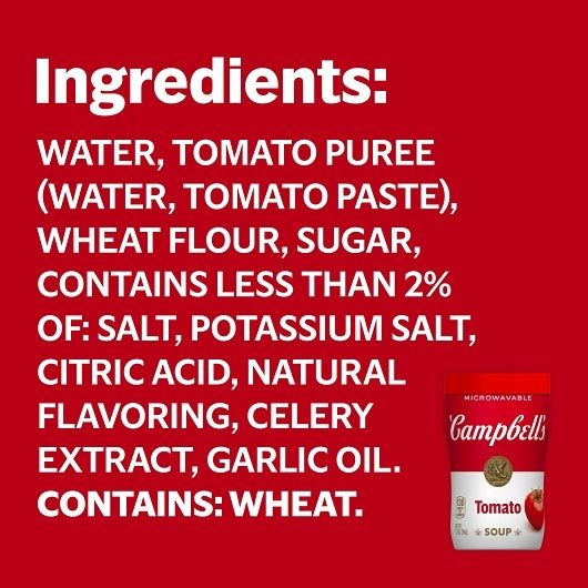 Campbell's On The Go Tomato Ready To Serve Soup, 8 x 11.1 oz Case - DOT product image 4