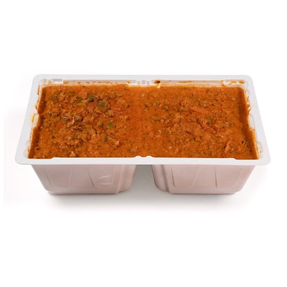 Well and Good Homestyle Sweet Pepper & Beef Frozen Condensed Soup, 3 x 4 lb Case - Product image with supporting elements