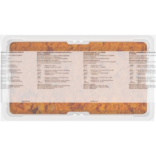 Campbells Frozen Condensed Signature Creamy Tomato Basil Bisque Frozen Condensed Soup, 3 x 4 lb Case - DOT product image 2