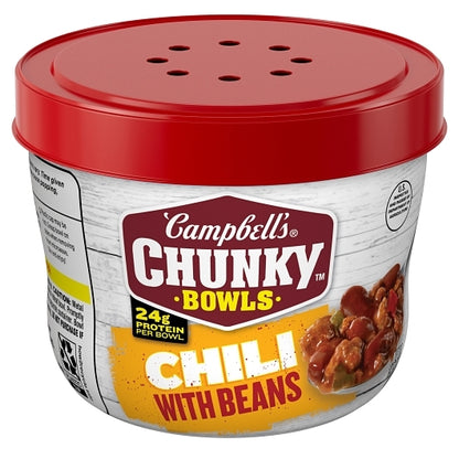 CHUNKY Roadhouse Chili Chunky Chili With Beans, 8 x 15.25 oz Case - Prepared Foods