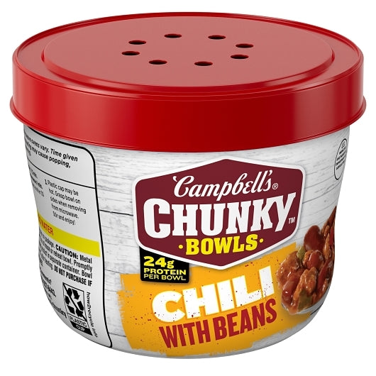 CHUNKY Roadhouse Chili Chunky Chili With Beans, 8 x 15.25 oz Case - DOT product image 3