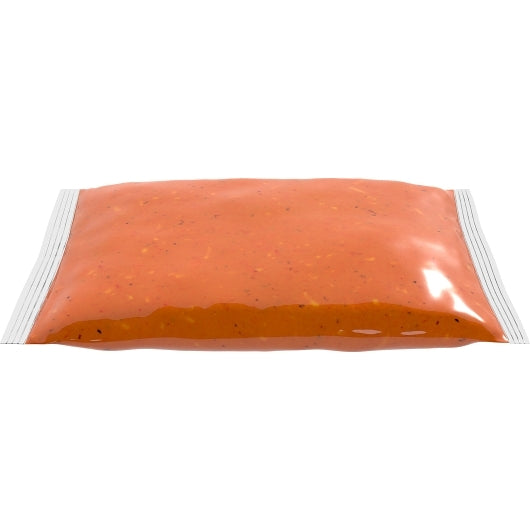Stockpot Frozen RTS Reserve Roasted Red Pepper With Smoked Gouda Frozen Soup, 4 x 4 lb Case - Prepared Foods