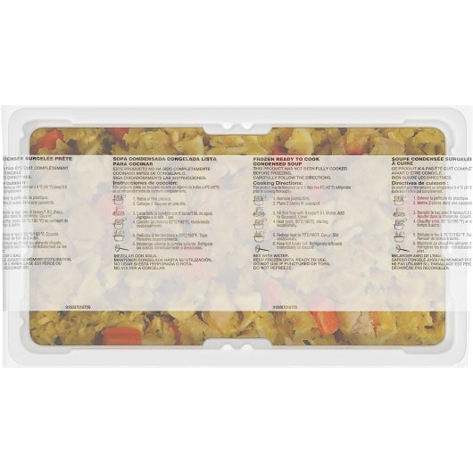 Campbells Select Harvest Chicken With Egg Noodles Frozen Condensed Soup, 3 x 4 lb Case - DOT product image 3