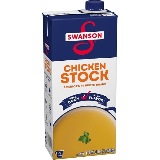 Swanson Chicken Stock, 12 x 32 oz Case - DOT product image 3