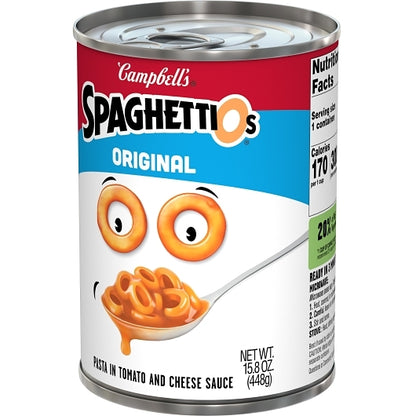 Campbells Spaghettios Tomato Spaghetti O'S Tomato Pasta, 24 x 15.8 oz Case - DOT product image 6