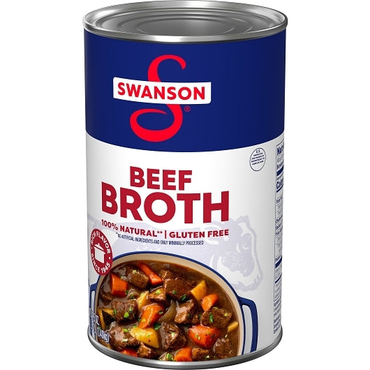 Swanson Beef Broth, 12 x 49.5 oz Case - DOT product image 5