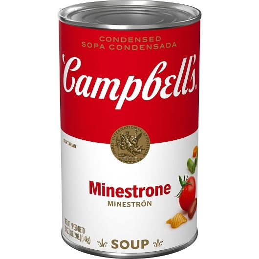Campbell's Classic Minestrone Soup, 12 x 50 oz Case - Prepared Foods