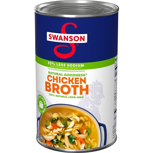 Swanson Natural Chicken Broth, 12 x 49 oz Case - DOT product image 5