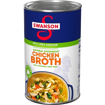 Swanson Natural Chicken Broth, 12 x 49 oz Case - DOT product image 5