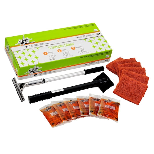 Scotch-Brite Quick Clean, Griddle Cleaning System Starter Kit, 1 x 2.984 lb Case - DOT product image 2