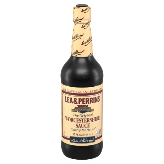 Lea & Perrins Worcestershire Sauce Bottle, 12 x 444 ML Case - Condiments & Sauces