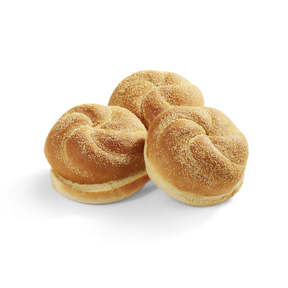 Klosterman Cornmeal Kaiser Bun, 1 x 72 ct Case - DOT product image 4