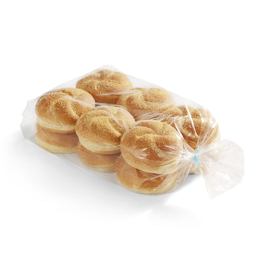 Klosterman Cornmeal Kaiser Bun, 1 x 72 ct Case - Breads, Rolls & Buns