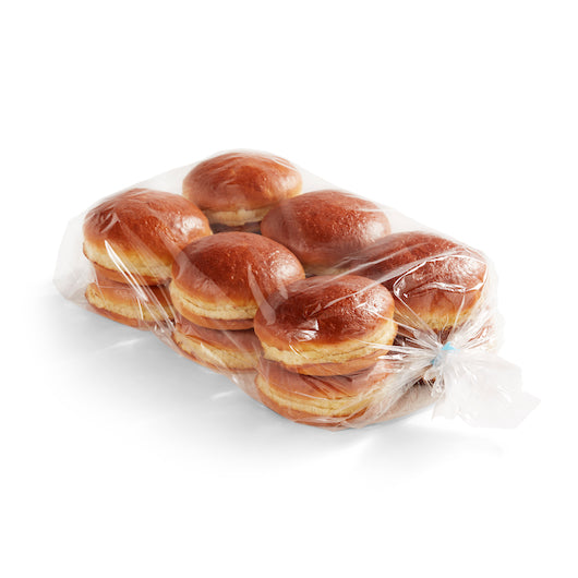 Klosterman 4.5 Inch Potato Bun With Shine, 1 x 72 ct Case - Breads, Rolls & Buns