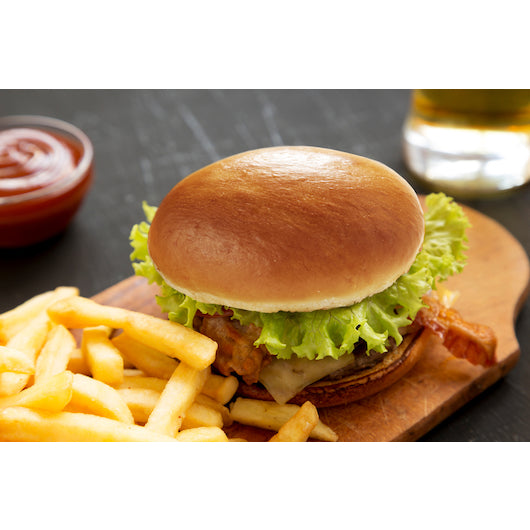 Klosterman 4 Inch Sliced Round Brioche Bun, 8 x 12 ct Case - DOT product image 4