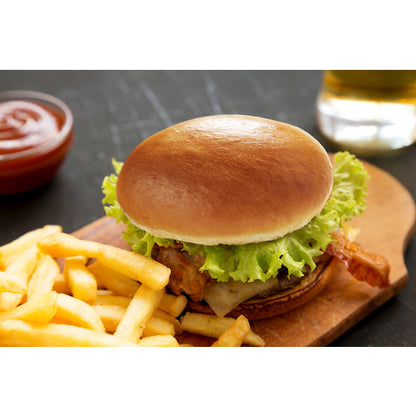 Klosterman 4 Inch Sliced Round Brioche Bun, 8 x 12 ct Case - DOT product image 4