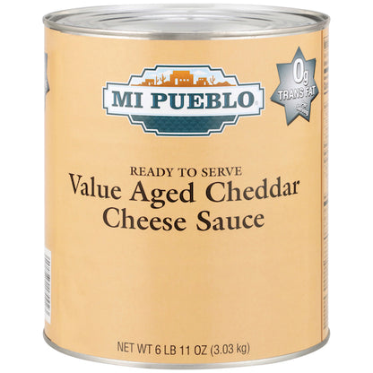 Mi Pueblo Aged Cheddar CHEESE SAUCE, 6 x 107 oz Case - DOT product image 2